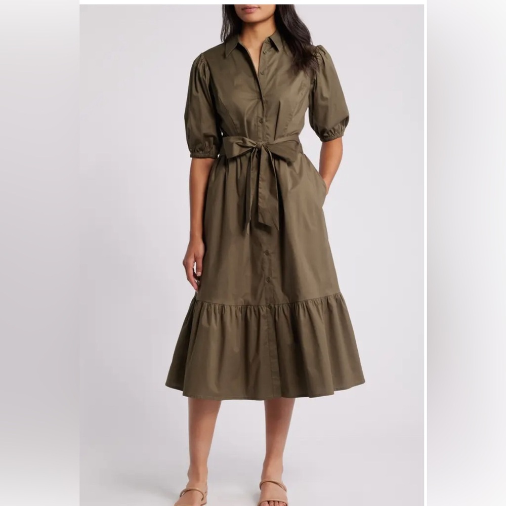NEW! Lovely ruffle midi dress